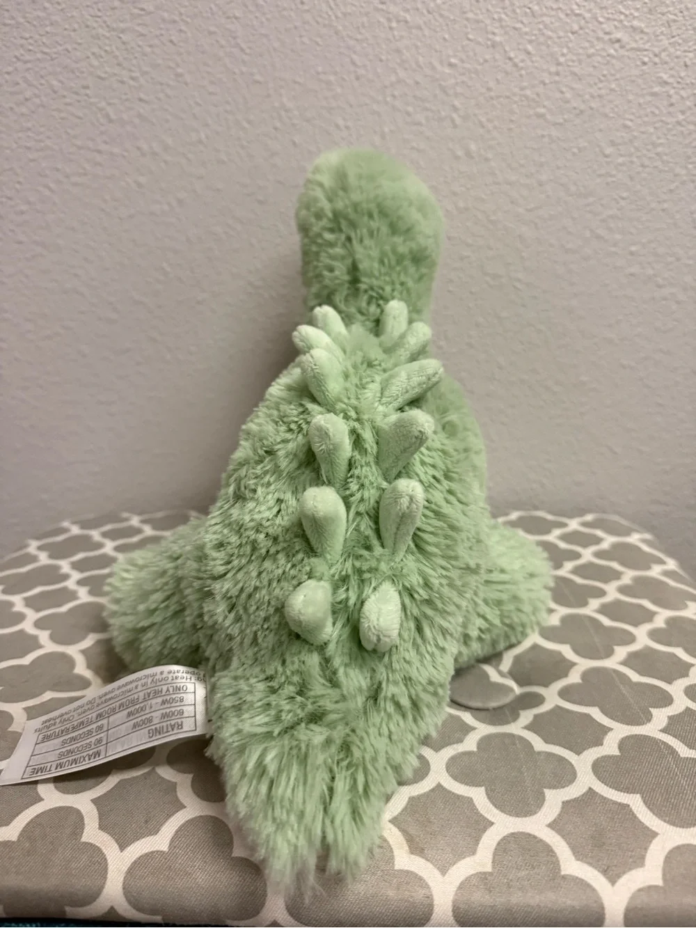 Warmies Green Dino Microwaveable